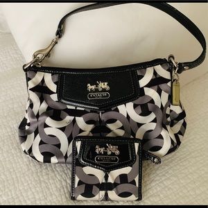 Coach purse and coin wallet